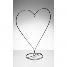 HEART SHAPED DISPLAY STAND – BLACK