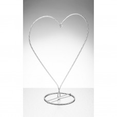 HEART SHAPED DISPLAY STAND – SILVER