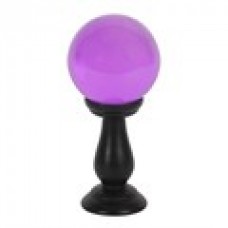 Purple Crystal Ball On Stand